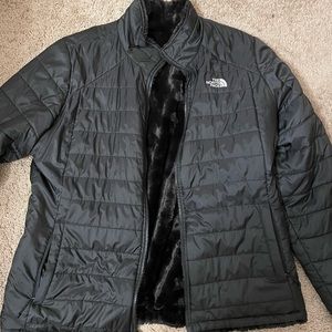 Womens Black North Face Mossbud Swirl Jacket size XL